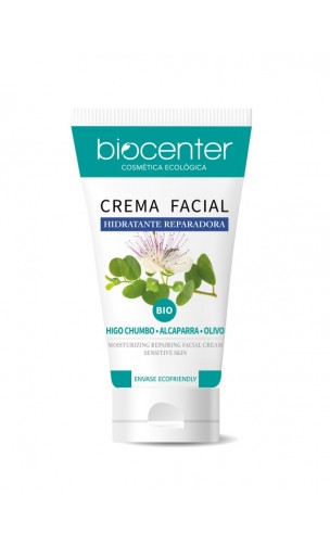 Crème Visage bio - Figuier Câpre Olive - Hydratante & Réparatrice - Biocenter - 75 ml