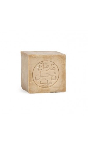 Savon d'Alep naturel 5 pour cent - BRUT SANS FILM - Najel - 190 g.