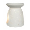 Diffuseur porcelaine d'huiles - disques à bougie  - Design Univers - 10,5x9cm - Kerzenfarm