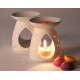 Difusor porcelana de aceites - discos a velas - Diseño Universo - 10,5x9cm - Kerzenfarm