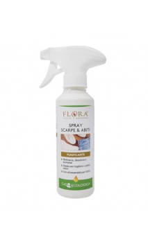 Spray purifiant naturel - Chaussures et vêtements - Flora - 200 ml.