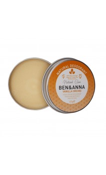 Déodorant naturel - Vanille Orchidée - Boîte en métal - Ben & Anna - 45 g.