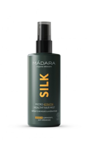 SILK Micro-Keratin Spray Brume Cheveux naturel - Kératine - MÁDARA - 90 ml.