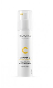 Crème naturelle Vitamine C - Régénérante Illuminatrice - Algues Acide Hyaluronique - MÁDARA - 50 ml.