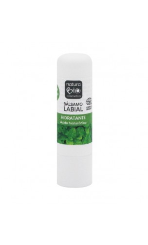 Bálsamo labial ecológico hidratante ácido hialurónico y menta - Naturabio cosmetics - 9,5 g