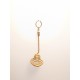 Capimix PURETE – Charm pendentif artisanal – Or végétal Capim doUrado – 6.5×1,5 cm SLOWECO – 1U