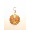 Capimix LIBERTE – Charm pendentif artisanal – Or végétal Capim dourado – 5×3 cm SLOWECO – 1U