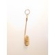 Capimix INSPIRATION – Charm pendentif artisanal – Or végétal Capim dourado – 7×1 cm SLOWECO – 1U