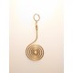 Capimix ILLUSION – Charm pendentif artisanal – Or végétal Capim dourado – 7×2,5 cm SLOWECO – 1U