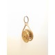 Capimix CHARME – Charm pendentif artisanal – Or végétal Capim dourado – 3×2 cm SLOWECO – 1U