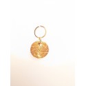 Capimix HARMONIE – Charm pendentif artisanal – Or végétal Capim dourado – 2,5×1,5 cm SLOWECO – 1U