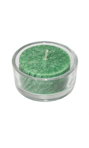 Velero cristal circular velas de té - Vendido sin vela - CANVELA - 1U.