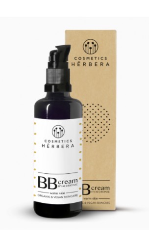 BB cream Hyaluronique  - WARM SKIN - Crème hydratante teintée - HERBERA - 50 ml