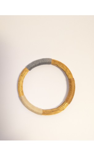 Pulsera de oro vegetal – ATENAS – Biojoya Capim dourado – Sloweco