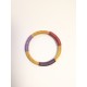 Brazalete de oro vegetal – AFRICANOS Morado Vino – Biojoya Capim dourado – Sloweco