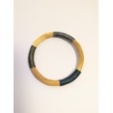 Brazalete de oro vegetal – AFRICANOS Verde Gris – Biojoya Capim dourado – Sloweco