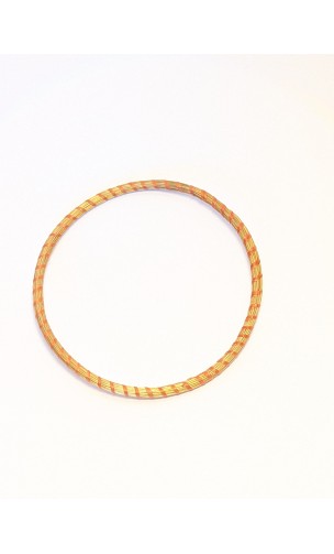 Brazalete de oro vegetal – MINI ROMA COLOR – NARANJA - Biojoya Capim dourado – Sloweco