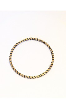 Jonc en or végétal – MINI ROME COULEUR – NOIR - Biobijou Capim dourado – Sloweco