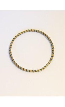 Brazalete de oro vegetal – MINI ROMA COLOR – VERDE - Biojoya Capim dourado – Sloweco