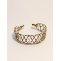 Brazalete de oro vegetal – YUCATAN BLANCO – Biojoya Capim dourado – Sloweco