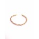 Brazalete de oro vegetal –  LA HABANA – MORADO – Biojoya Capim dourado – Sloweco
