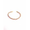 Brazalete de oro vegetal –  LA HABANA – MORADO – Biojoya Capim dourado – Sloweco