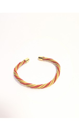 Brazalete de oro vegetal –  LA HABANA – ROJO – Biojoya Capim dourado – Sloweco