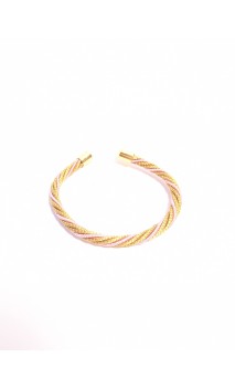 Jonc en or végétal – LA HABANA – ROSE – Biobijou Capim dourado – Sloweco