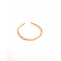 Brazalete de oro vegetal –  LA HABANA – ROSA – Biojoya Capim dourado – Sloweco