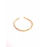 Brazalete de oro vegetal –  LA HABANA – ROSA – Biojoya Capim dourado – Sloweco