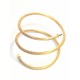 Brazalete de oro vegetal –  SAHARA – Biojoya Capim dourado – Sloweco