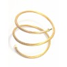 Brazalete de oro vegetal –  SAHARA – Biojoya Capim dourado – Sloweco
