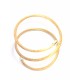 Brazalete de oro vegetal –  SAHARA – Biojoya Capim dourado – Sloweco