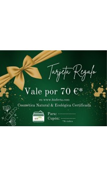 Carte Virtuelle Cadeau Bio 70 EUROS