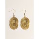 Boucles d'oreilles en or végétal – PARIS – Biobijou Capim dourado – Sloweco
