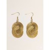 Pendientes oro vegetal – PARIS – Biojoya Capim dourado – Sloweco