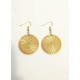 Boucles d'oreilles en or végétal – LIBERTAD – Biobijou Capim dourado 5,5x3 cm – Sloweco