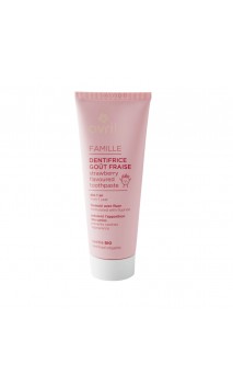 Dentifrice bio - Enfant Fraise - Avec fluor -Avril - 75 ml.