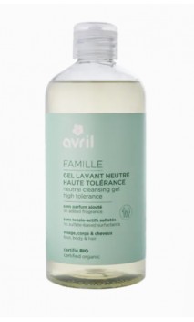 Gel lavant NEUTRE - Haute tolérance Sans parfum - Famille - Avril - 500 ml
