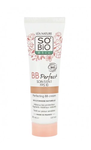 BB Cream BIO Perfecteur de teint 01 Beige nude - So'Bio Étic - 30 ml.