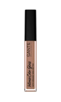 Gloss lèvres naturel intense - 01 Glistening nude - SANTE - 5 ml.