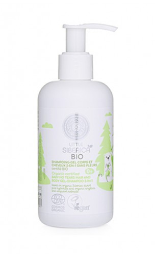Gel & Shampooing BIO pour bébés - Little Siberica - Sin lágrimas - Natura Sibérica - 250 ml.