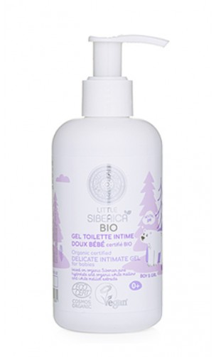Gel intime BIO Délicat - Enfant/bébés - Little Siberica - Natura Sibérica - 250 ml.
