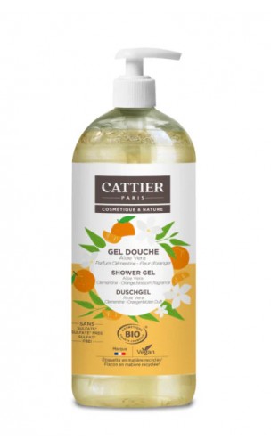 Gel de ducha ecológico  BIENESTAR - Clementina Azahar - Cattier - 1 l.