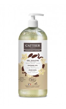 Gel douche bio BIEN-ÊTRE - Vanille Tonka - Cattier - 1 L