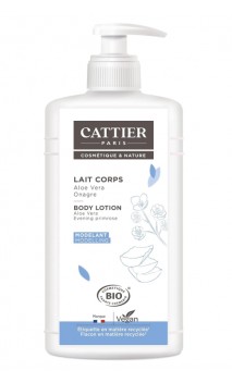 Lait corporel BIO - RAFFERMISSANT - Aloe Vera Onagre - Cattier - 500 ml.