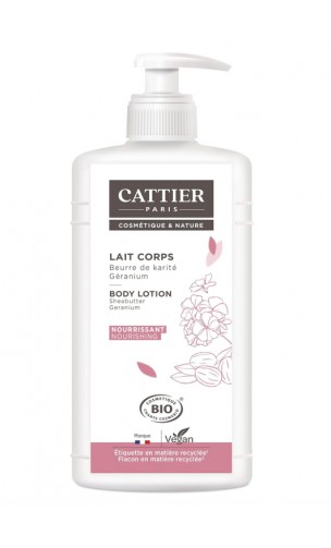 Leche corporal Nutritiva ecológica - Cattier - 500 ml.