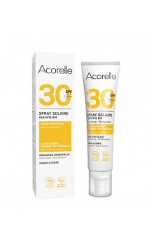Spray Protector solar ecológico SPF 30 - Acorelle - 100 ml.