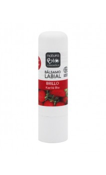 Baume à lèvres bio brillance karité et fraise - Naturabio cosmetics - 5 g