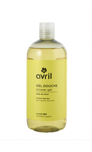 Gel de ducha ecológico Tonificante - Cáscara de limón - Avril - 500 ml.